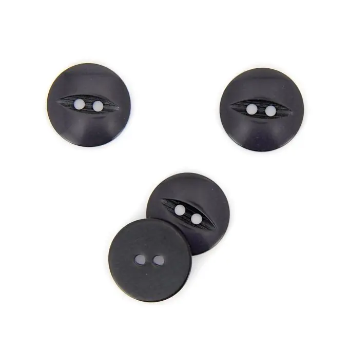 Heißes Angebot Knöpfe rund dunkelblau 19 mm