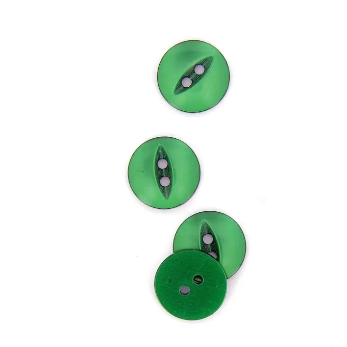 Knöpfe rund dunkelgrün 19 mm Neue Ware