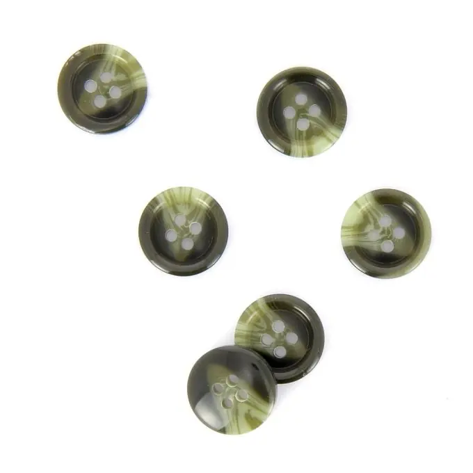 Dunkelgraue Knöpfe mit Farbverlauf 15 mm Weltweiter Versand