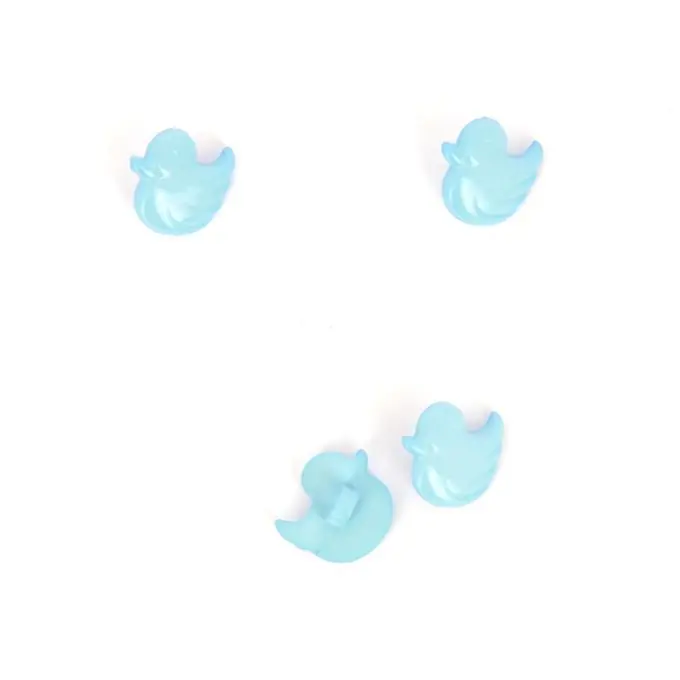 Wochenendangebot Knöpfe in Entenform hellblau 15 mm