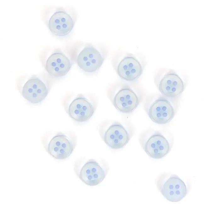 Hemdknöpfe hellblau 9 mm Abverkauf