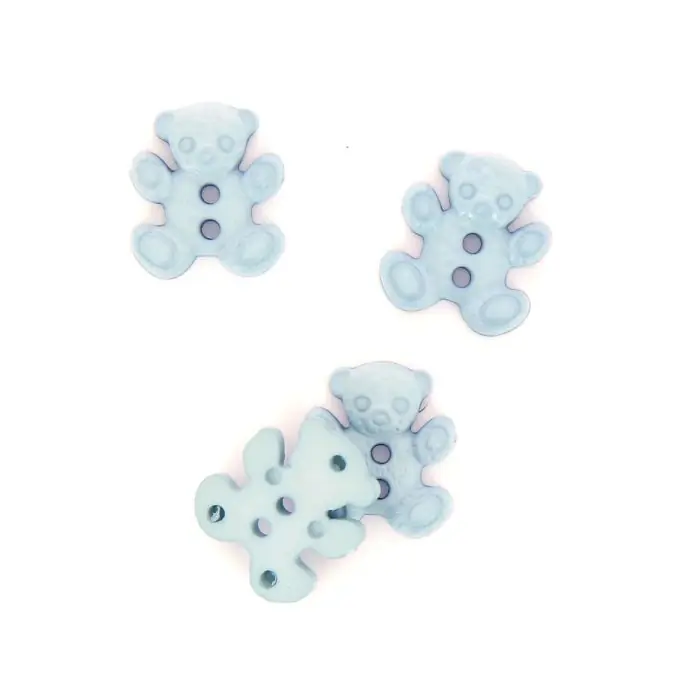 Jetzt Bestellen Knöpfe in Teddyform blau 16 mm