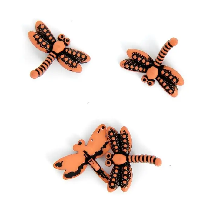 Knöpfe in Form einer Libelle 27 mm Top-Qualität