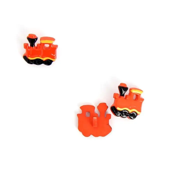 Preis Gesenkt Knöpfe in Zugform rot 19 mm