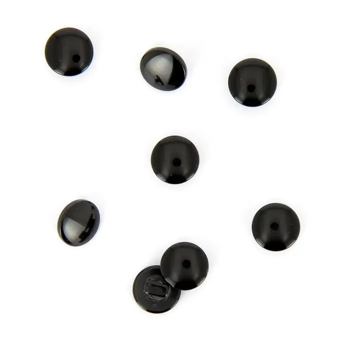 Finale Aktion Knöpfe mit Stiel schwarz 11 mm