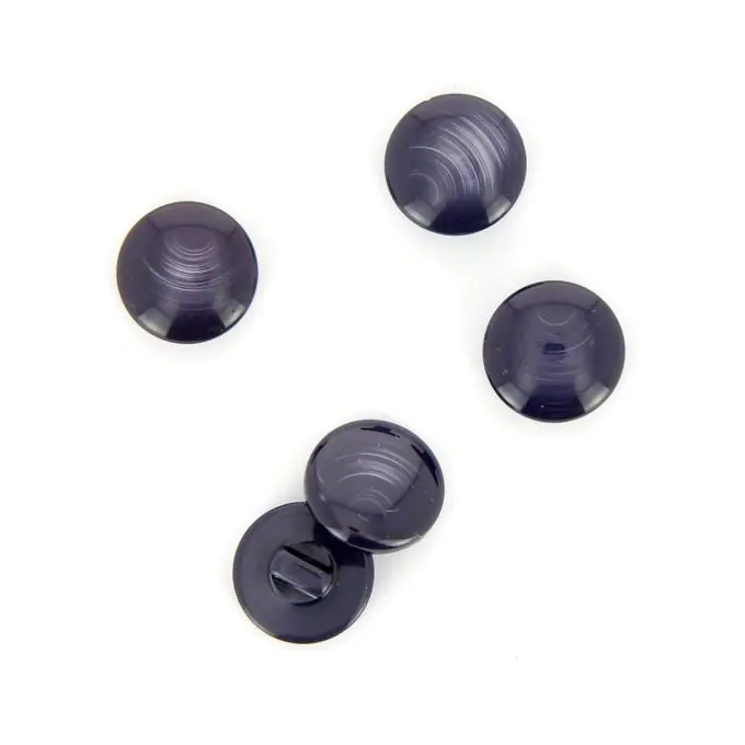 Runde Knöpfe mit Stiel marineblau 15 mm Sichere Zahlung