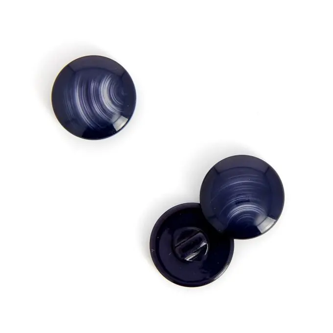 Runde Knöpfe mit Stiel marineblau 20 mm Versand Am Gleichen Tag