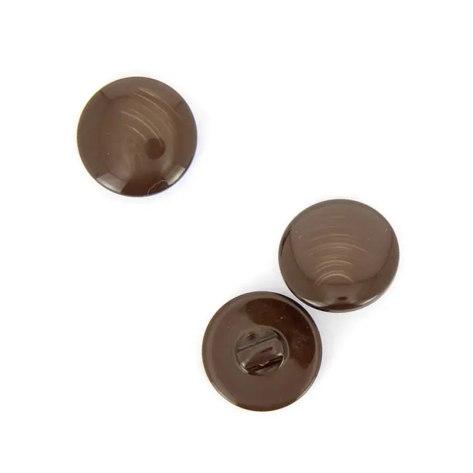 Runde Knöpfe mit Stiel braun 20 mm Gleich Bestellen
