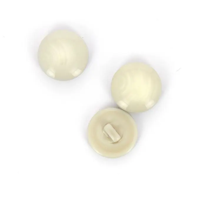 Ausverkauf Runde Knöpfe mit Stiel hellgrau 20 mm