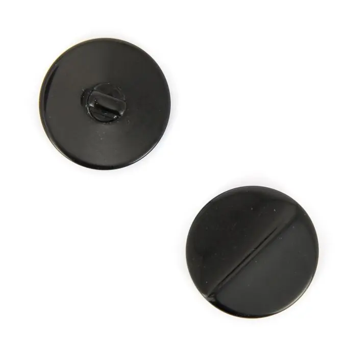 Mega-Angebot Wellenknöpfe schwarz 30 mm