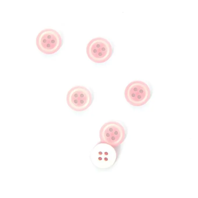 Gleich Bestellen Knöpfe rosa und weiß 10 mm