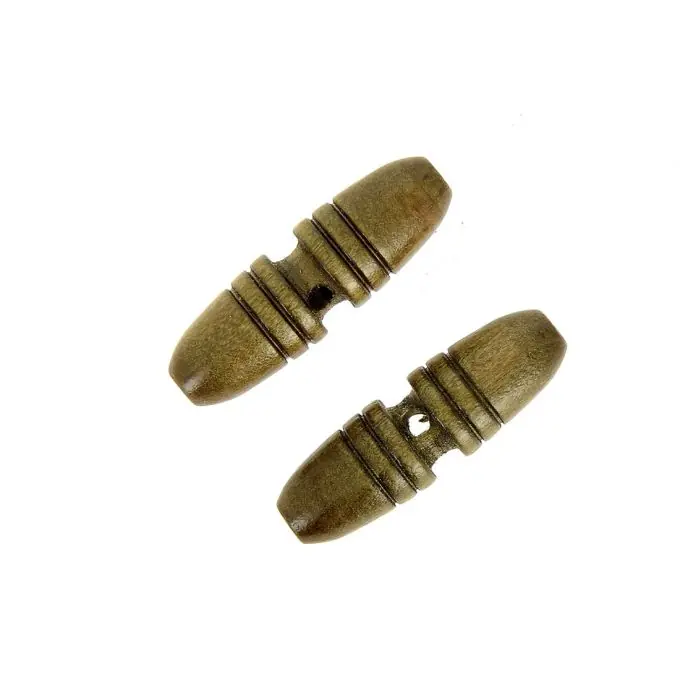 Jetzt Bestellen Dufflecoat-Knöpfe 1 Loch dunkelbraun 40 mm