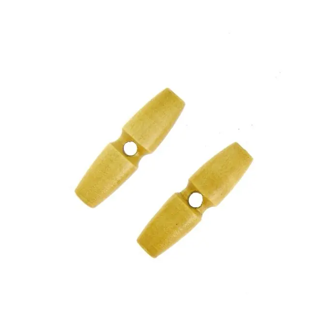 Nur Heute Dufflecoat-Knöpfe 1 Loch hellbraun 35 mm