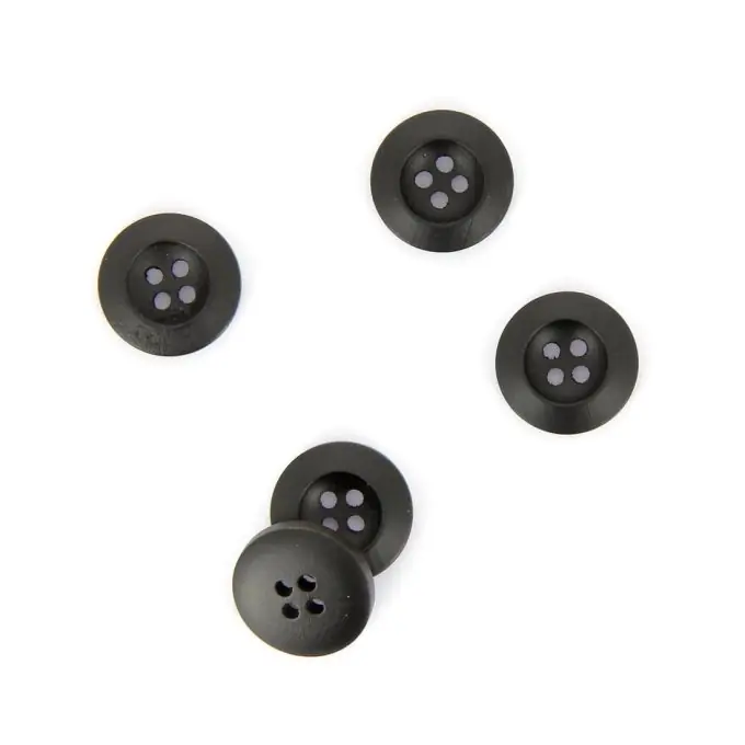 Schwarze Knöpfe aus Holz 15 mm Jetzt Zugreifen