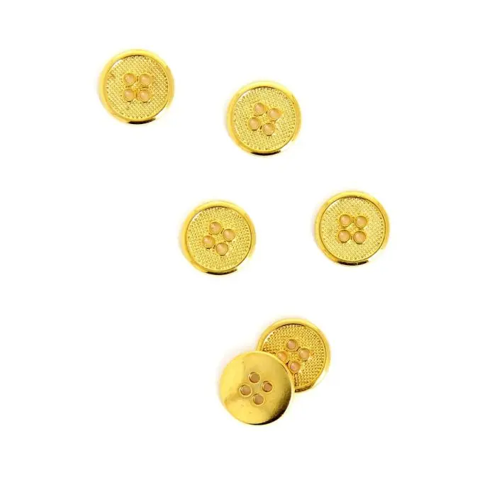 Weltweiter Versand Vergoldete Metallknöpfe 11 mm
