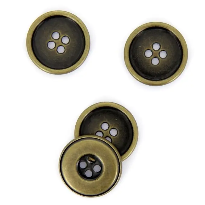 Sonderangebot Runde vergoldete Knöpfe 25 mm