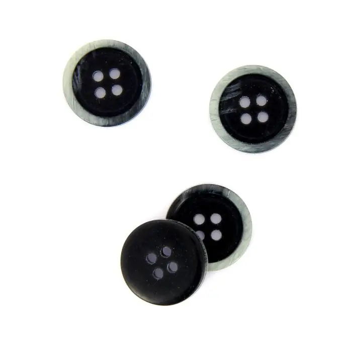 Marmorierte Knöpfe grau 20 mm Saisonangebot