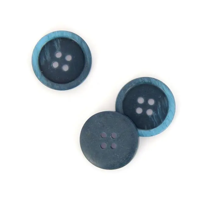 Marmorierte Knöpfe blau 23 mm Geld-Zurück-Garantie