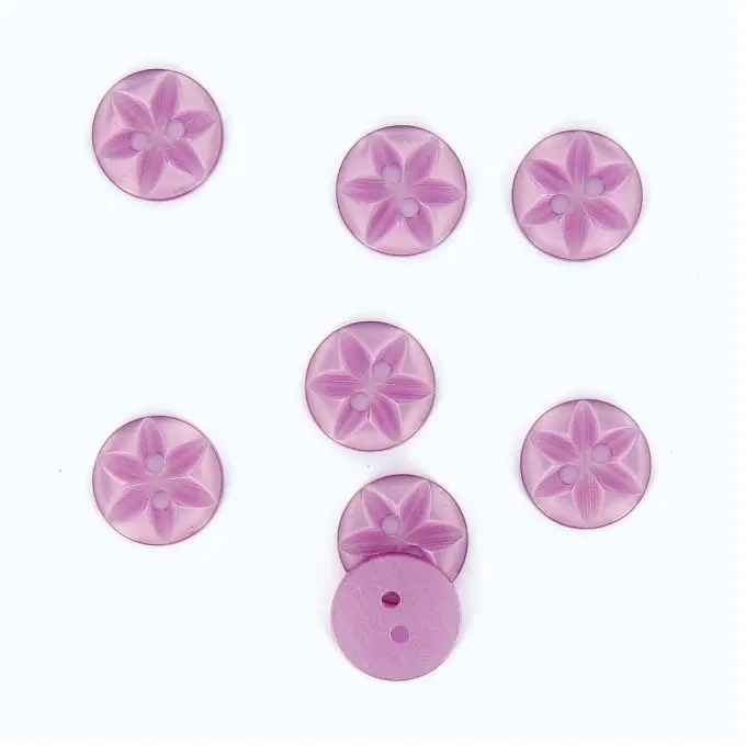 Blumenknöpfe 2 Löcher lila 14 mm Jetzt Zugreifen