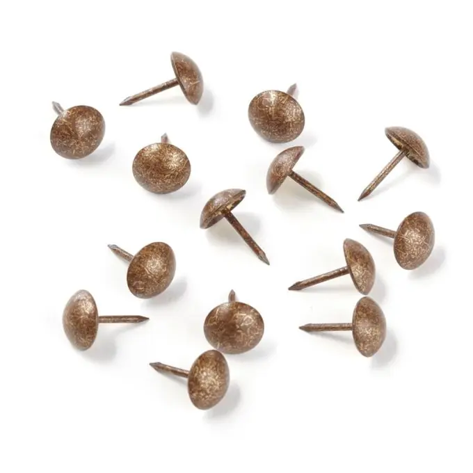 Polsternägel mit bronzefarbenem Finish, Ø 11 mm Knallerangebot