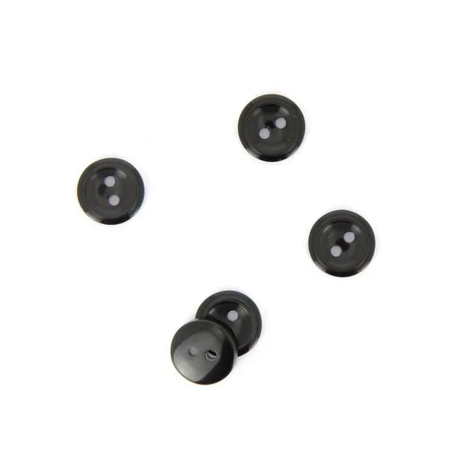 Hemdknöpfe schwarz 13 mm Expressversand