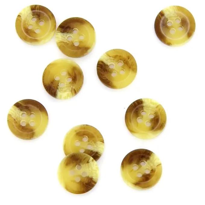 Marmorierte Knöpfe beige 15 mm Saisonangebot