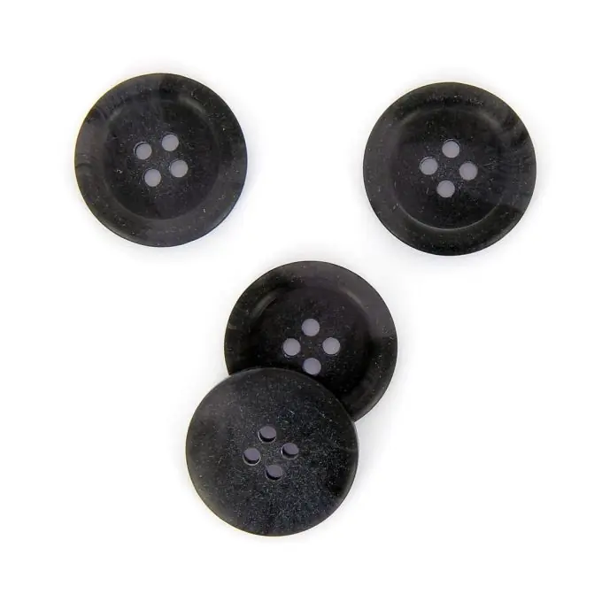 Mega-Angebot Marmorierte Knöpfe dunkelgrau 23 mm