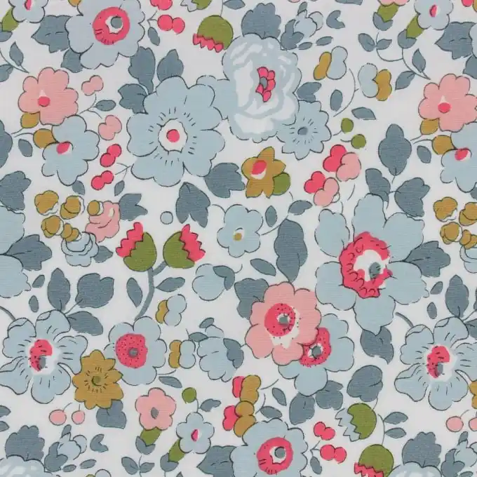 Baumwollpopeline-Stoff Liberty Betsy blau Top-Angebot