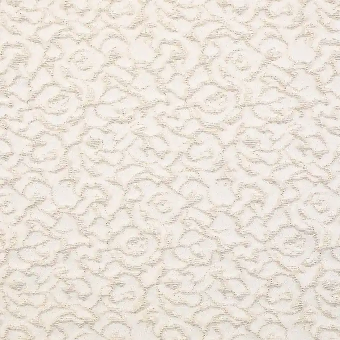 Letzte Chance Jacquard Ecru Goldfarben