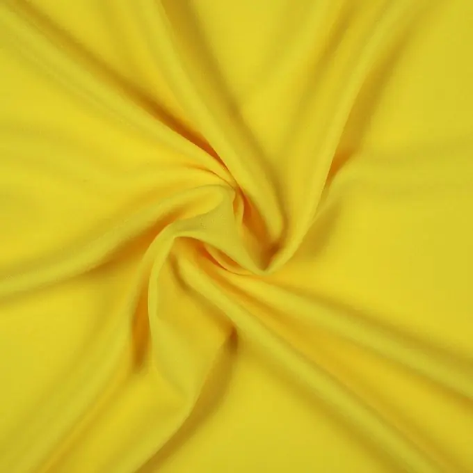 Preiswert Crepe-Stoff einfarbig gelb