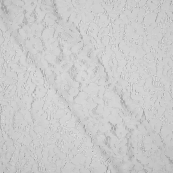 Neuheit Spitzenstoff Blumen ecru