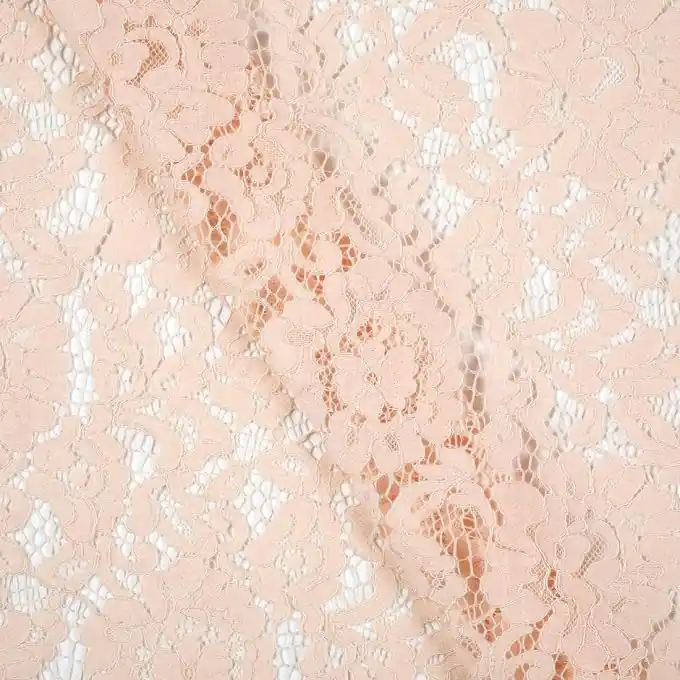 Angebot Spitzenstoff rosa nude