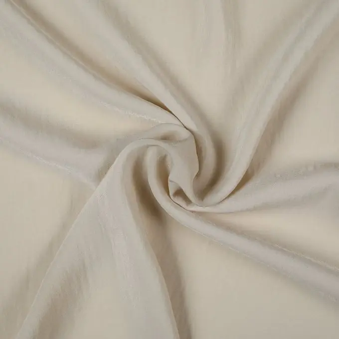 Viskosestoff knittert beige Garantierte Lieferung