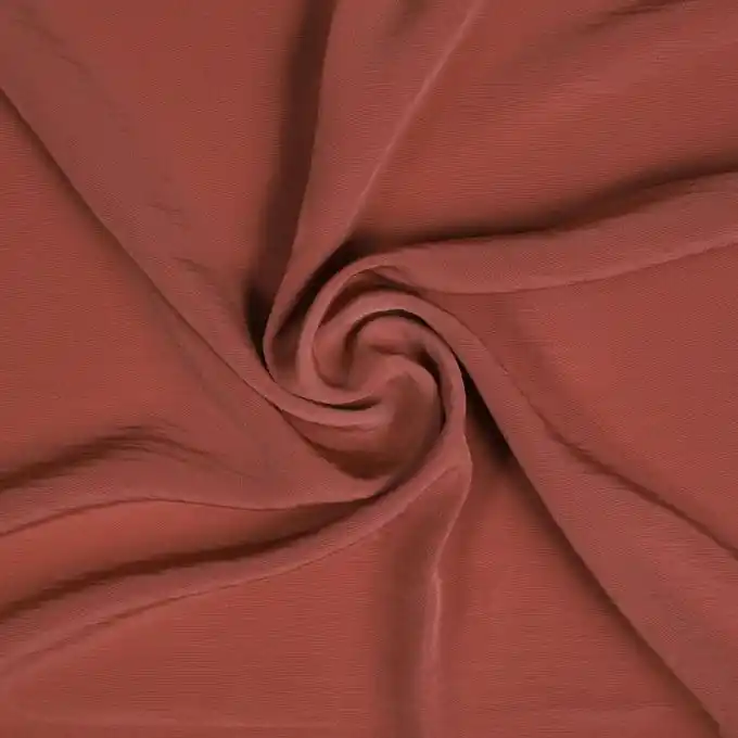 Viskose knitter-Effekt rosa Top-Qualität