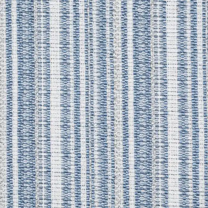 Gestreifter blau-weißer Tweed-Stoff Wochenendangebot