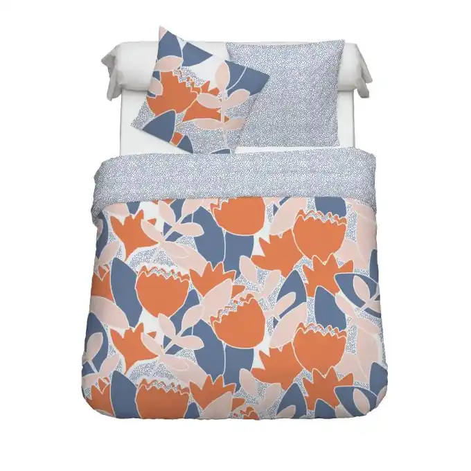 Aktuell Bettwäscheset Blumen 220 x 240 cm