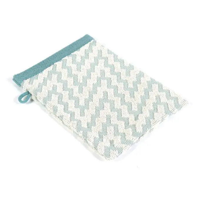 Begrenztes Angebot Waschlappen Ethnomuster hellblau