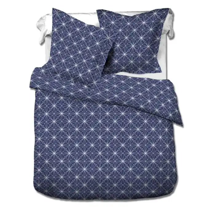 Bettwäsche-Set 240x220cm Chic marineblau Neuheit