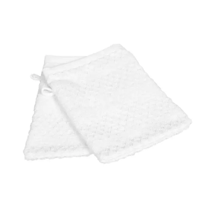 Direkt Vom Hersteller Set 2 Waschlappen Majorque weiss