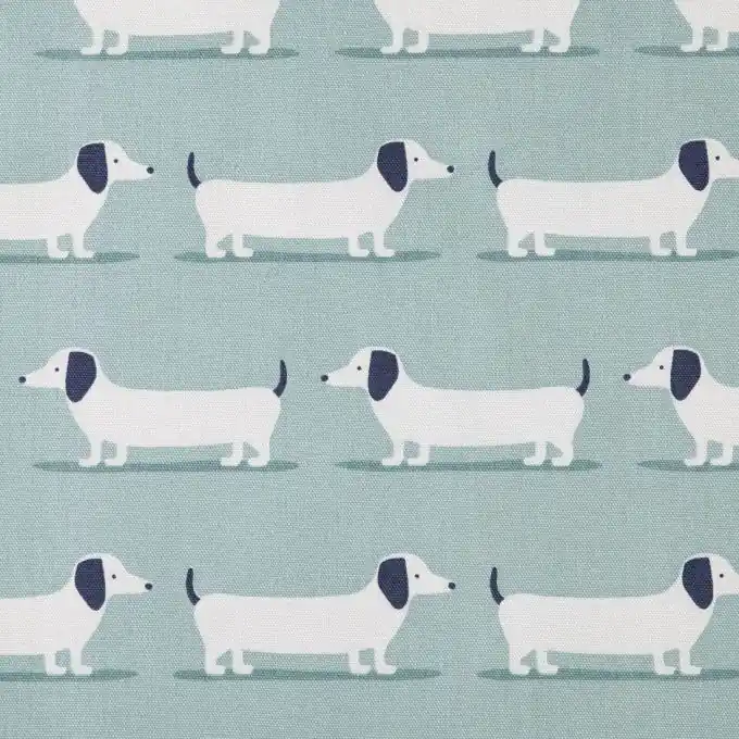 Mengenrabatt Dicker Baumwollstoff mit Hundemotiv