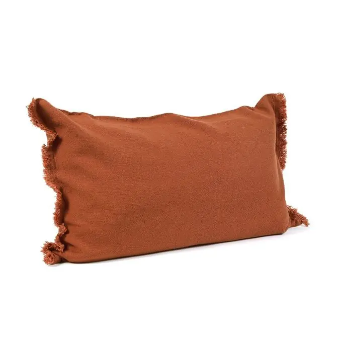 Kissen Fransen rot rost Gleich Bestellen