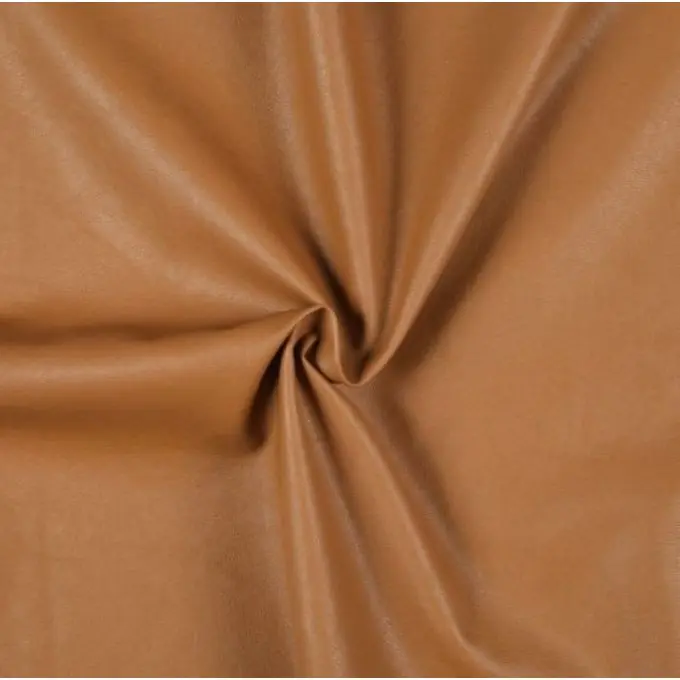 Top-Angebot Einfarbiges Wildlederimitat, kamelbraun