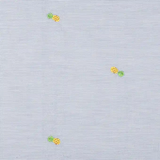 Großhandel Batist Streifen bestickt Ananas