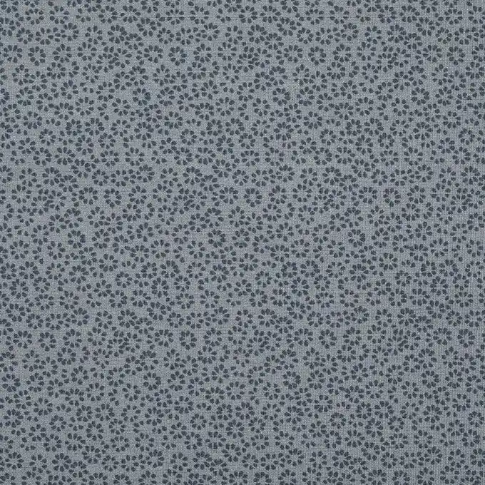 Baumwollstoff Blumen dunkelblau Meistverkauft