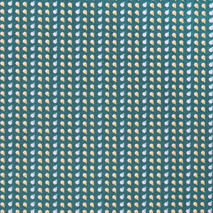 Geld-Zurück-Garantie Popeline Blau Punkte