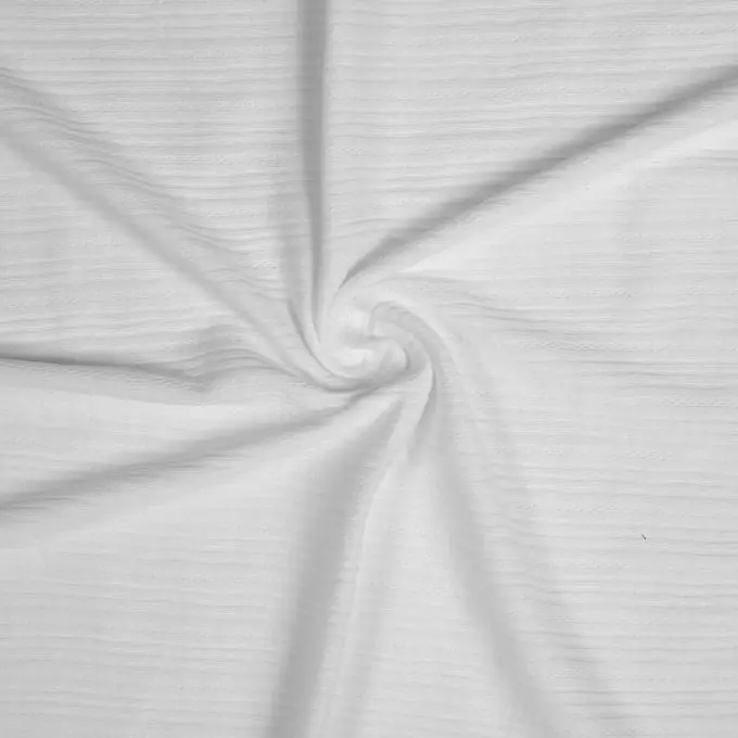 Jetzt Kaufen Streifen Strickstoff Weiß 163 cm Breite