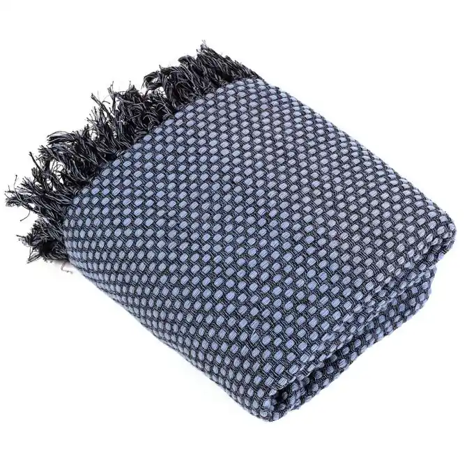 Kracherpreis Plaid Erin dunkelblau