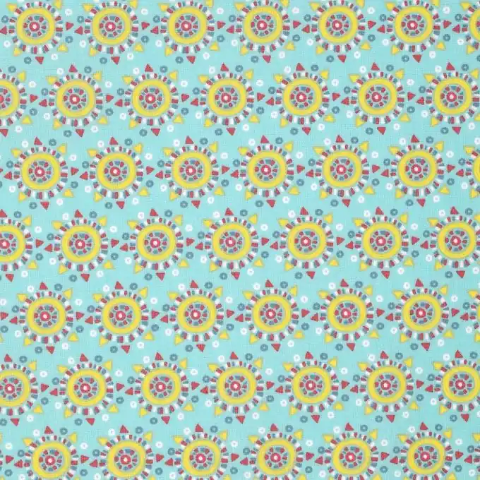 Popeline Baumwolle Medaille Neue Ware