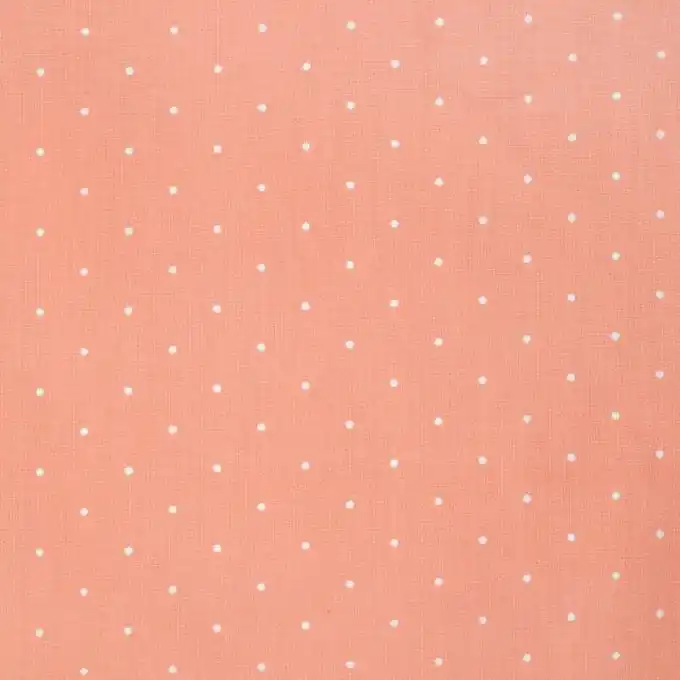 Baumwollpopeline Korallenpunkte 145cm Breite Original