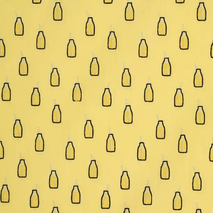 Top-Angebot Gelbe Baumwoll-Popeline-Stoff Flasche